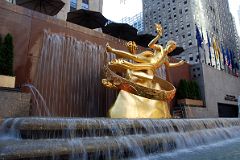 New York City Rockefeller Center 02D Prometheus By Paul Manship 1934 From 6C BC Greek Aeschylus